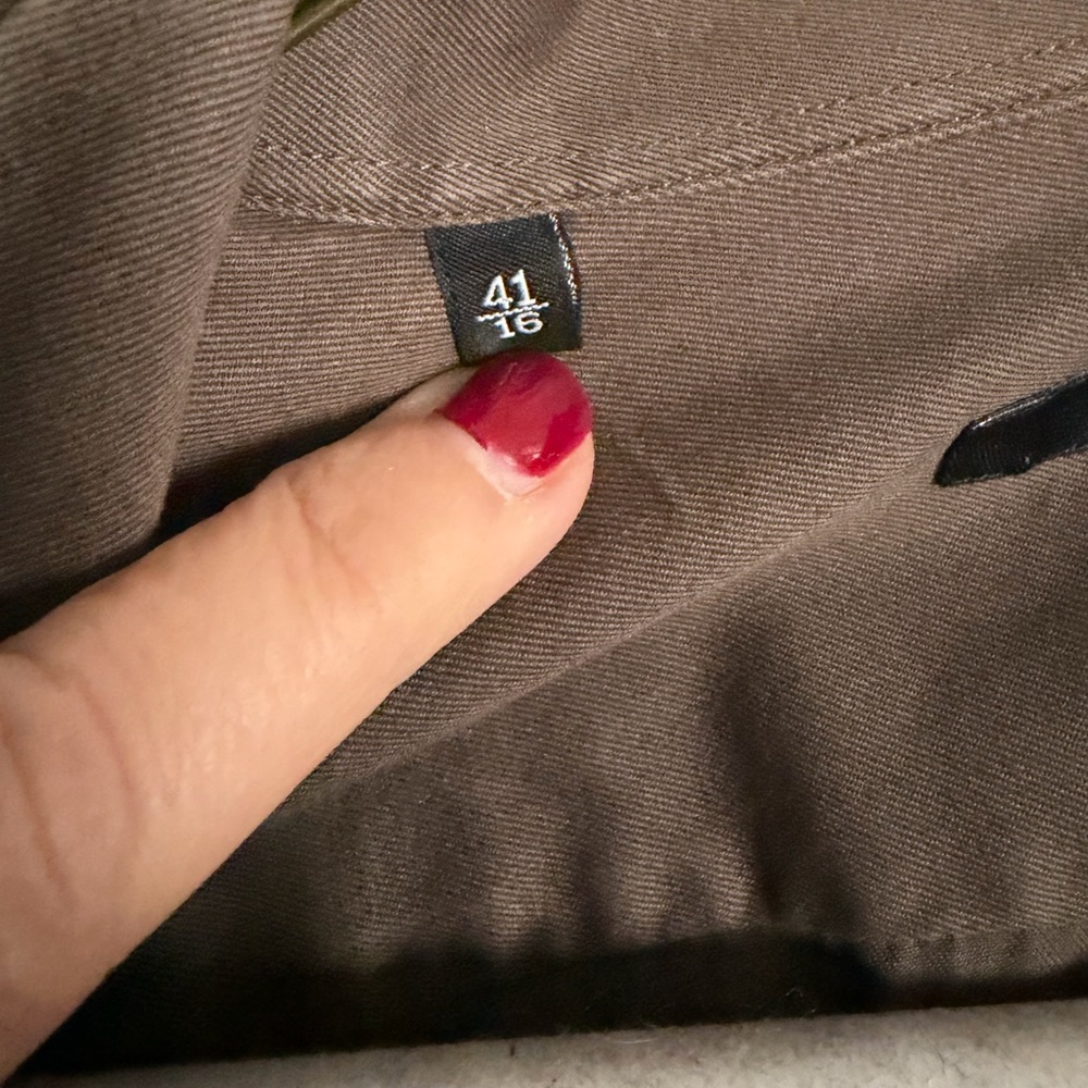 Gucci Vintage Men's Khaki Button Down Shirt - Picture 5 of 6